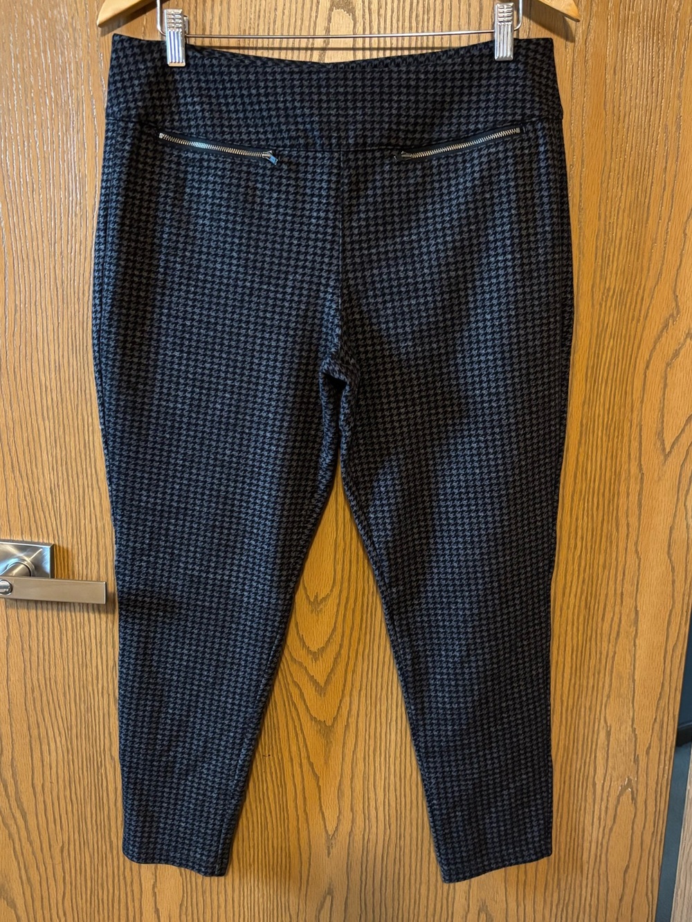 Mudd Black Houndstooth Slim Dress Pants